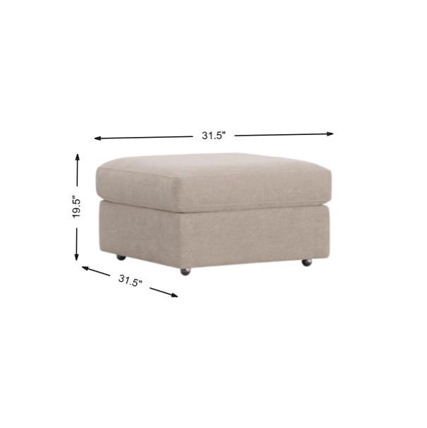 Modular One Storage Ottoman