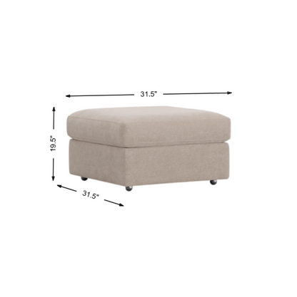 Modular One Storage Ottoman