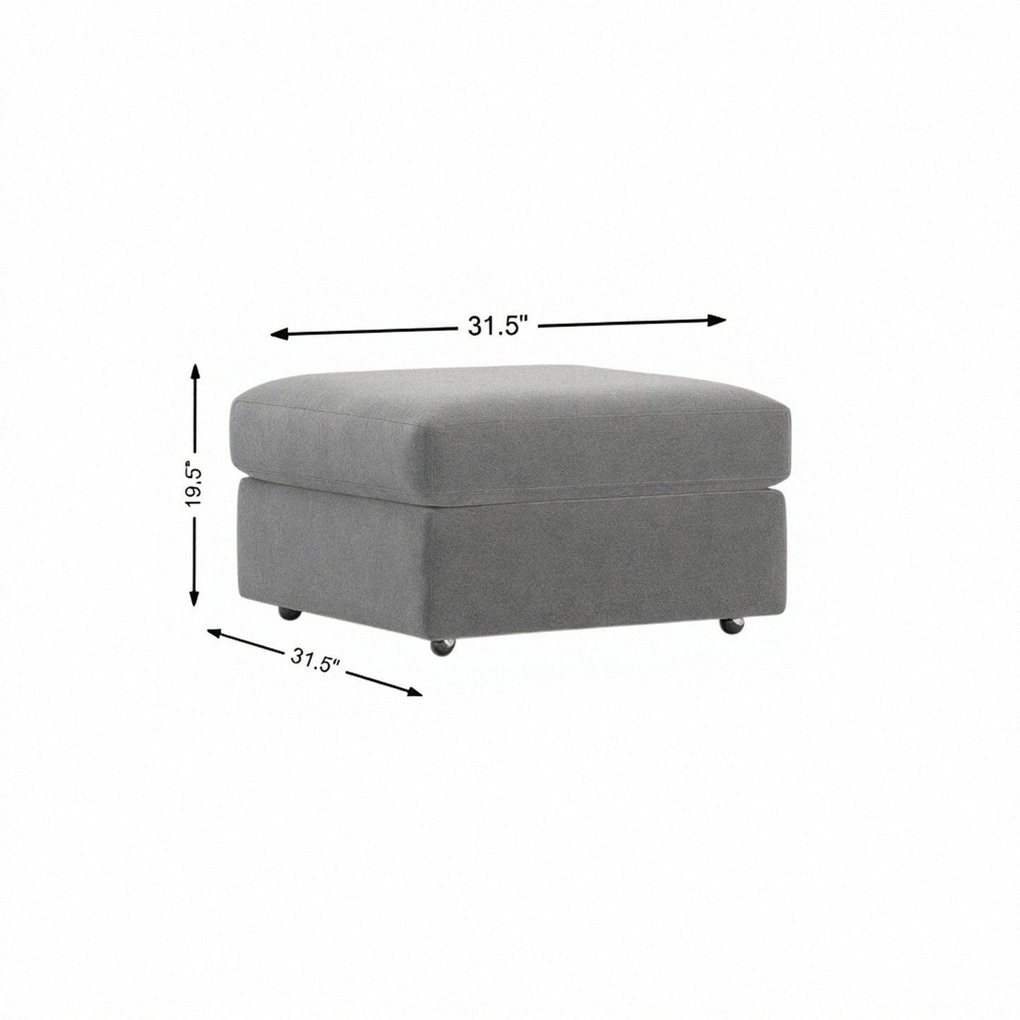 Modular One Storage Ottoman