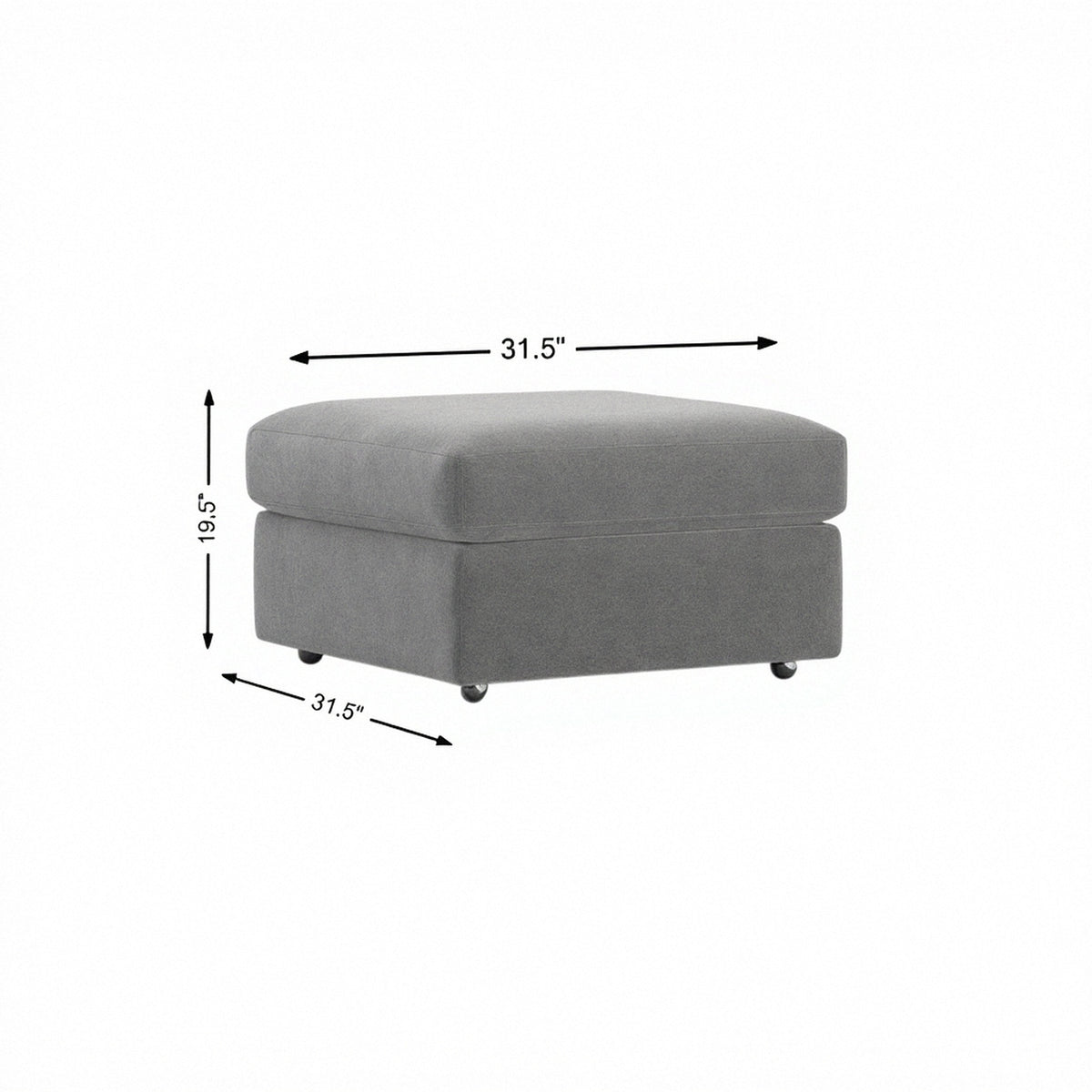 Modular One Storage Ottoman