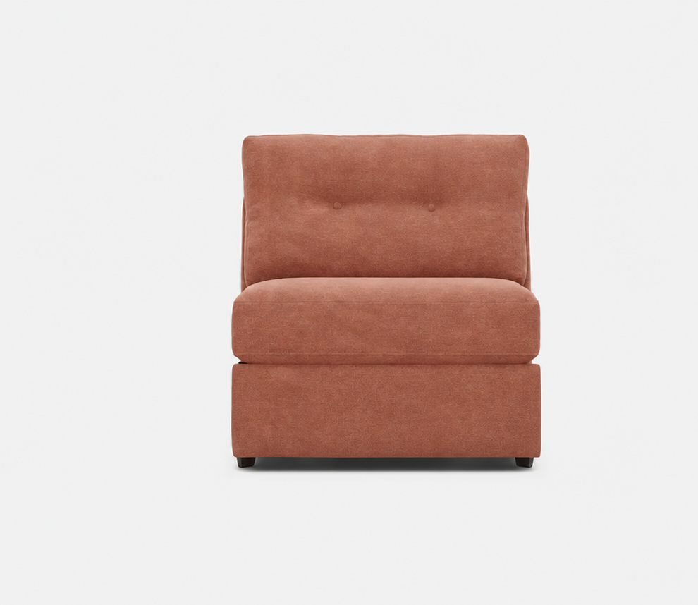 Modular One Power Armless Recliner Cantaloupe