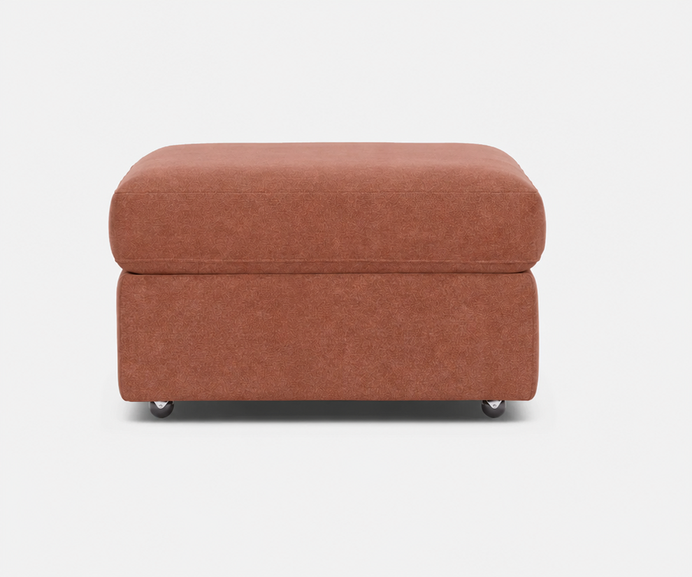 Modular One Storage Ottoman Cantaloupe