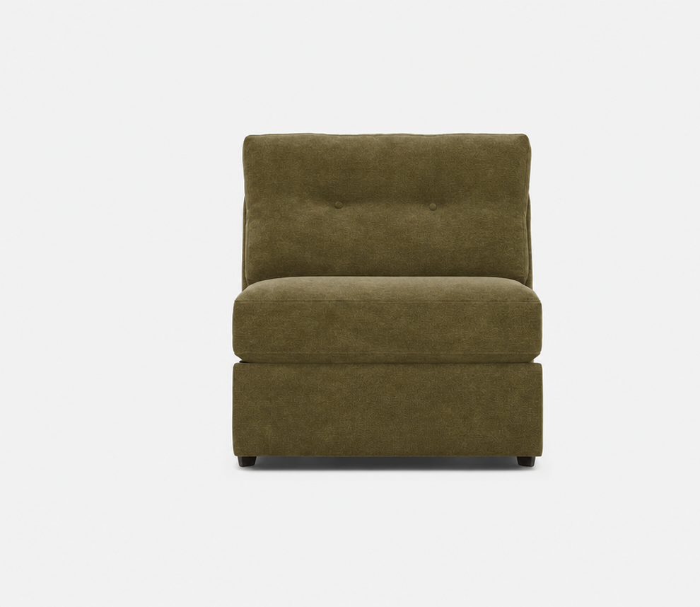 Modular One Power Armless Recliner Moss