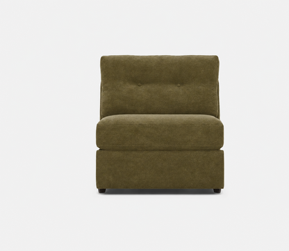 Modular One Power Armless Recliner Moss