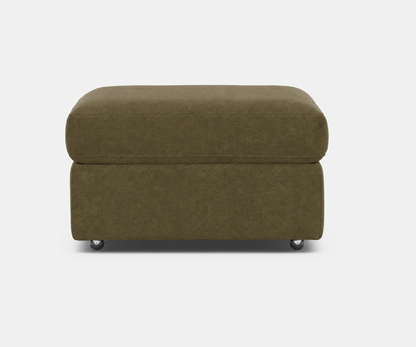 Modular One Storage Ottoman Moss