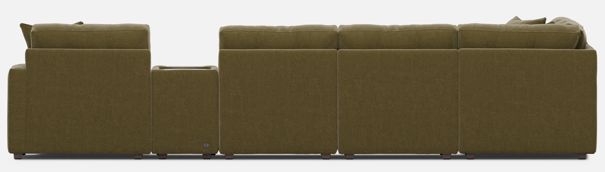 Modular One 8-Piece Sectional Chaise with E-Console