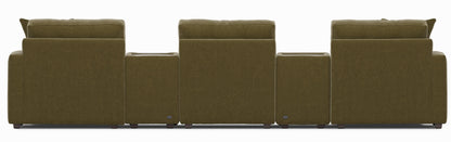 Modular One 5-Piece Dual Chaise Sectional with E-Console
