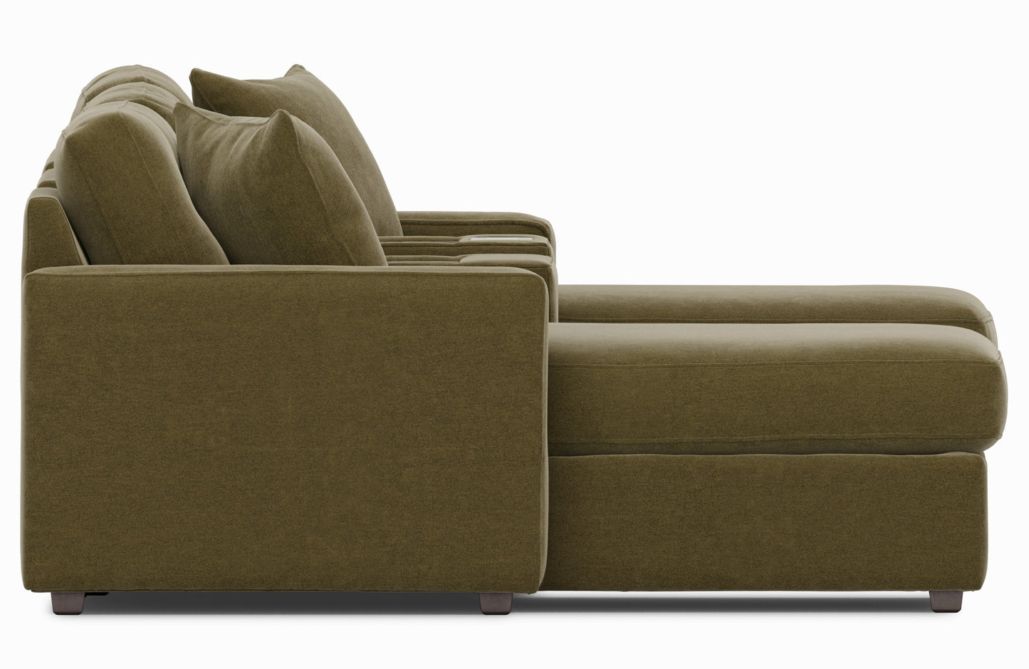Modular One 5-Piece Dual Chaise Sectional with E-Console