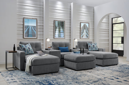 Modular One 5-Piece Dual Chaise Sectional with E-Console