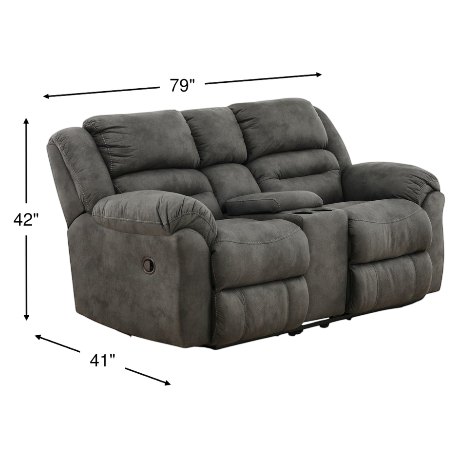 Summit Reclining Console Loveseat