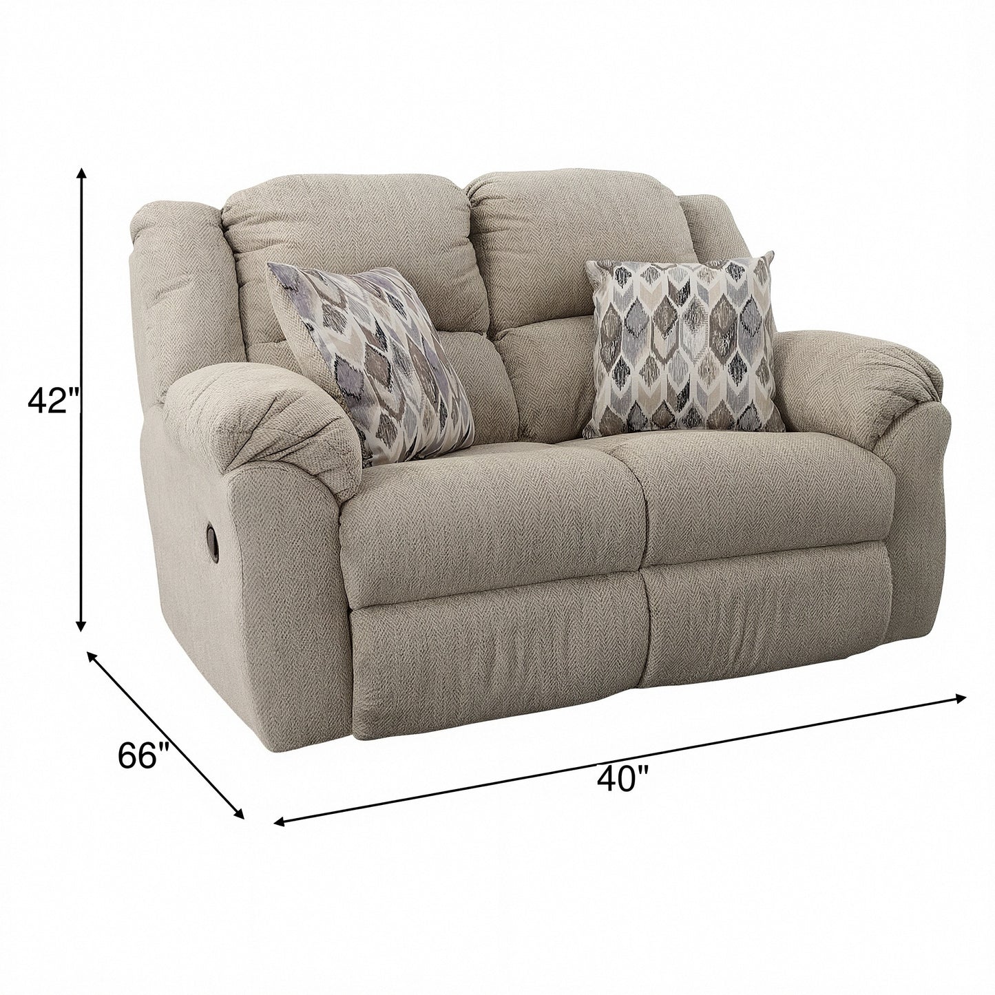Venture Manual Reclining Loveseat