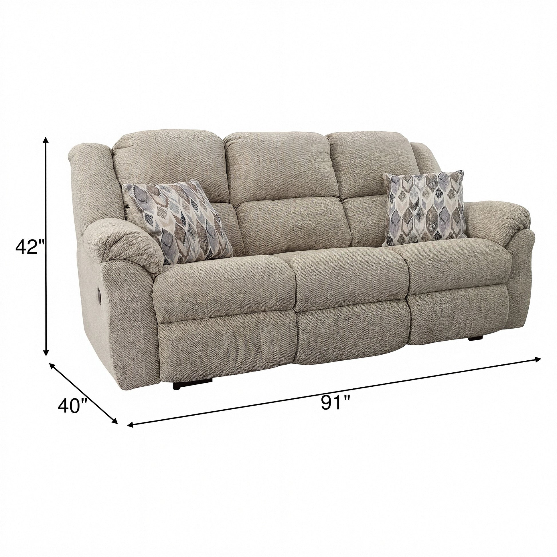 Venture Manual Reclining Sofa