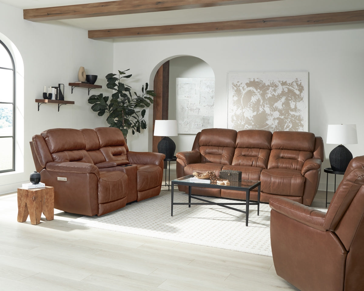 Armani Leather Power Sofa