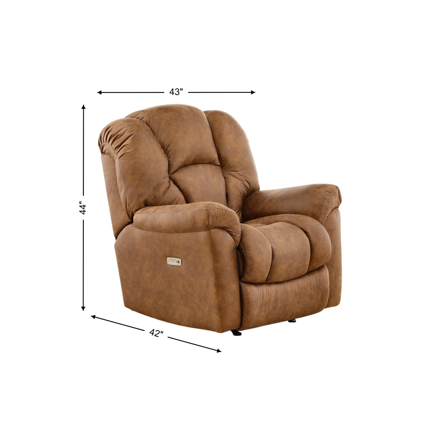 Jamie Power Rocker Recliner with Heat and Masage