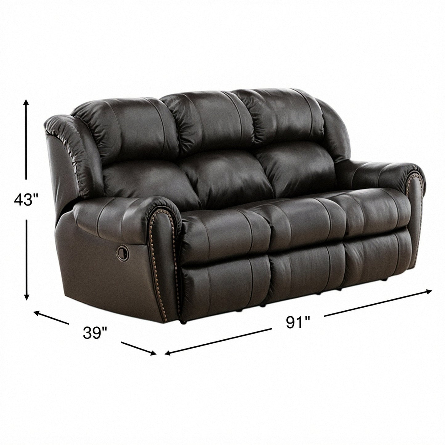 Falynn Leather Reclining Sofa
