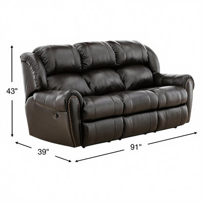 Falynn Leather Reclining Sofa