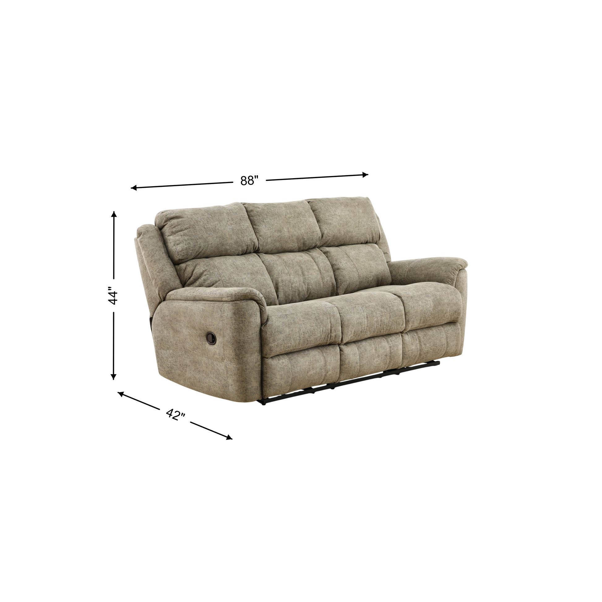 Woodley Reclining Sofa with Drop-Down Table