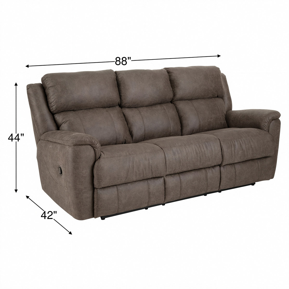 Woodley Reclining Sofa with Drop-Down Table