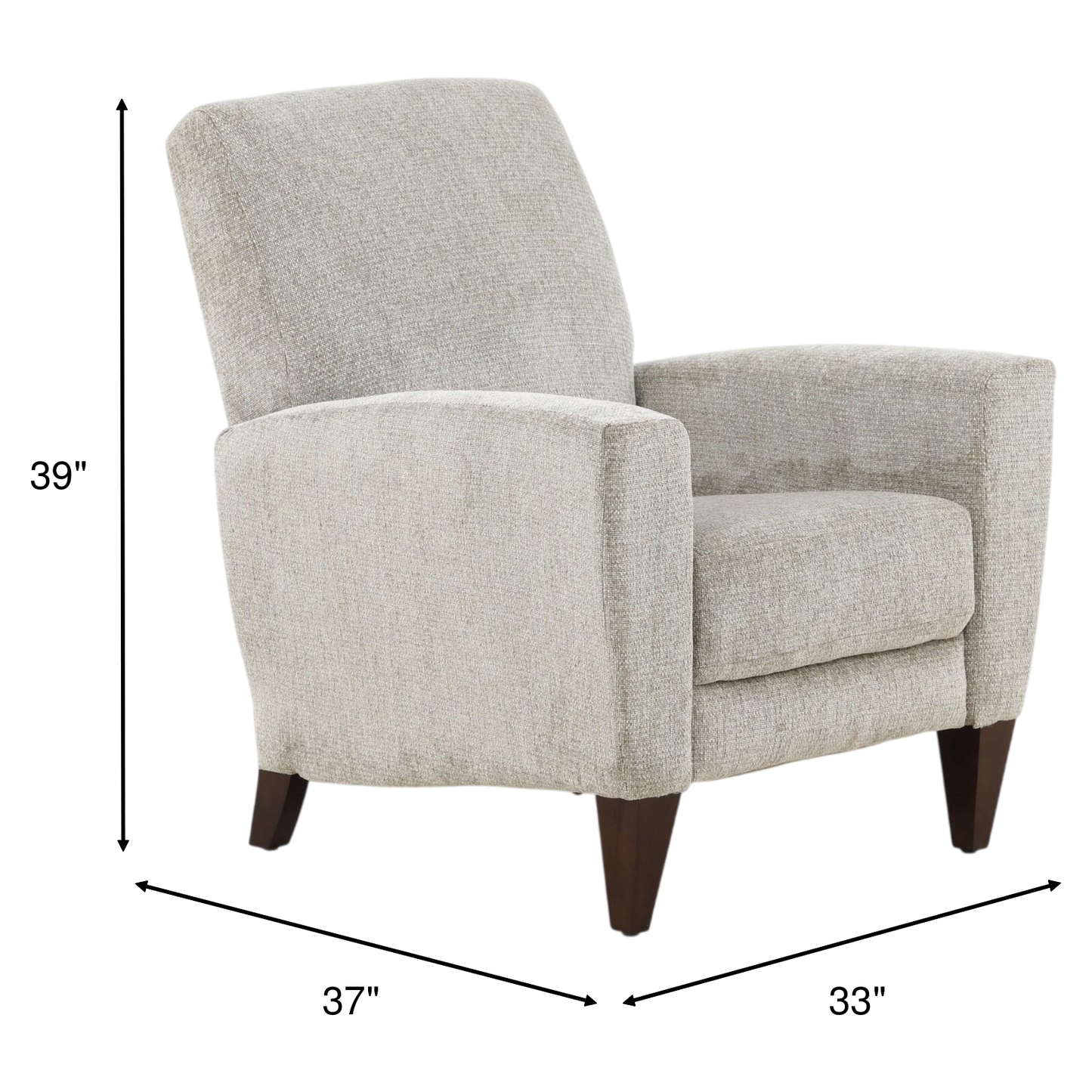 Marley Pushback High Leg Recliner