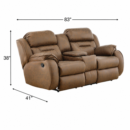 Bellevue Reclining Loveseat w/ Console