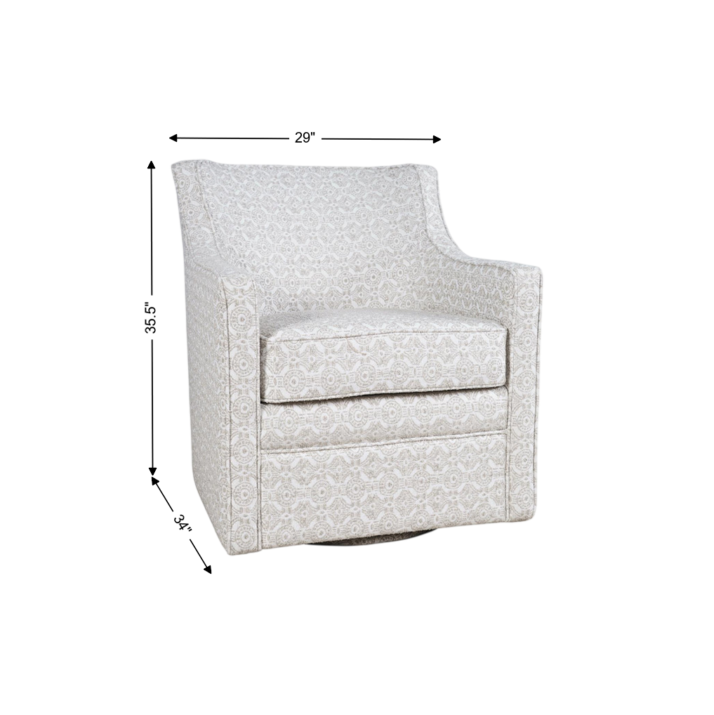 Camellia Swivel Accent Chair