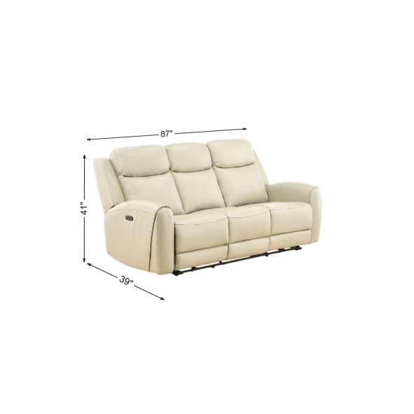 Lawrence Leather Power Reclining Sofa