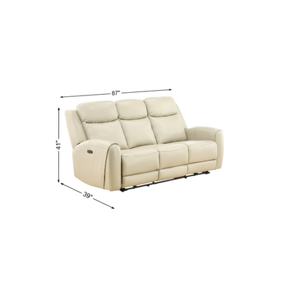 Lawrence Leather Power Reclining Sofa