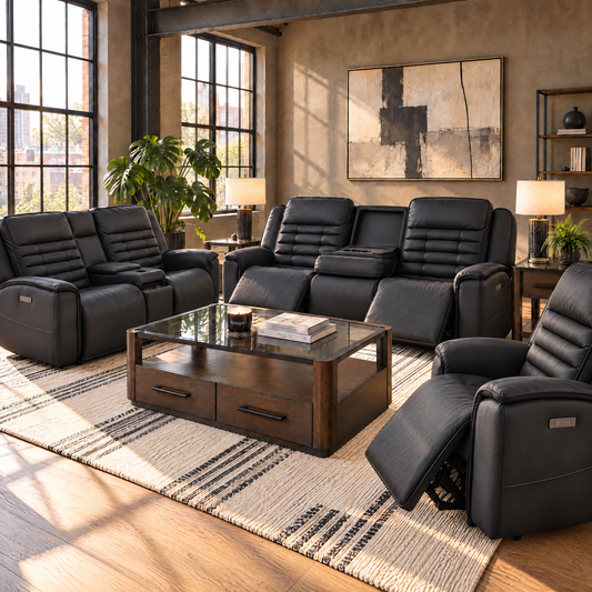 Jackson Leather Power Reclining Sofa - alternate view
