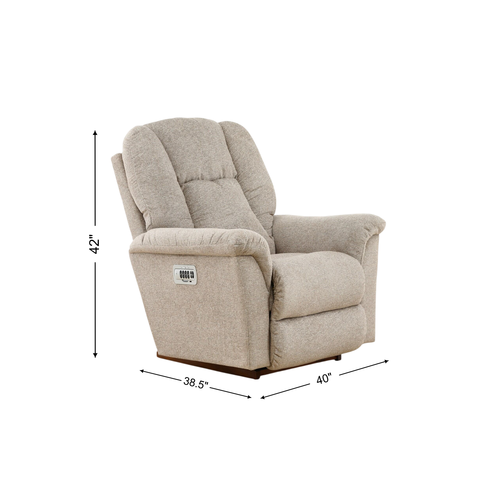 Jasper Power Rocker Recliner with Adjustable Headrest and Lumbar
