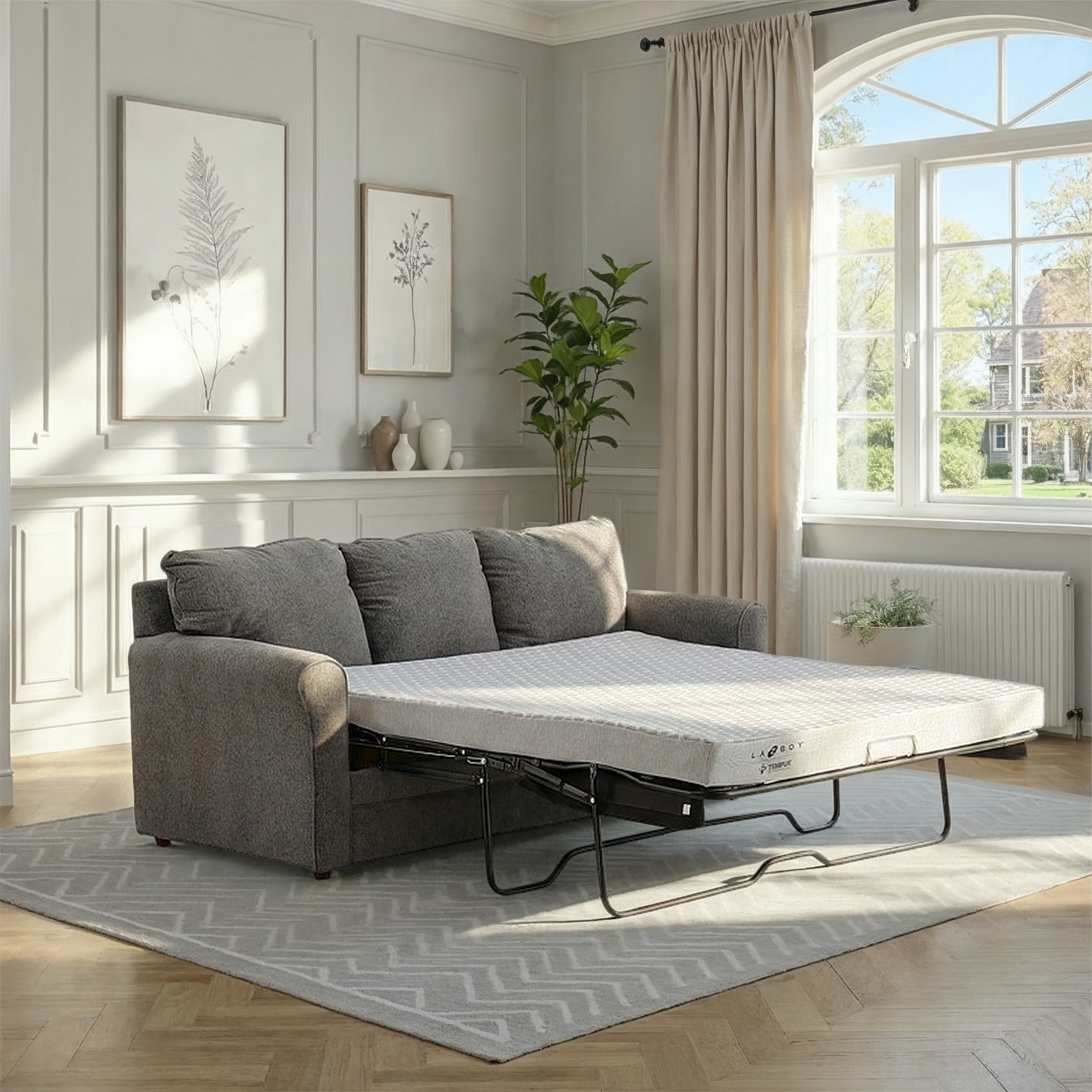 Leah Queen Tempur Foam Sleeper Sofa