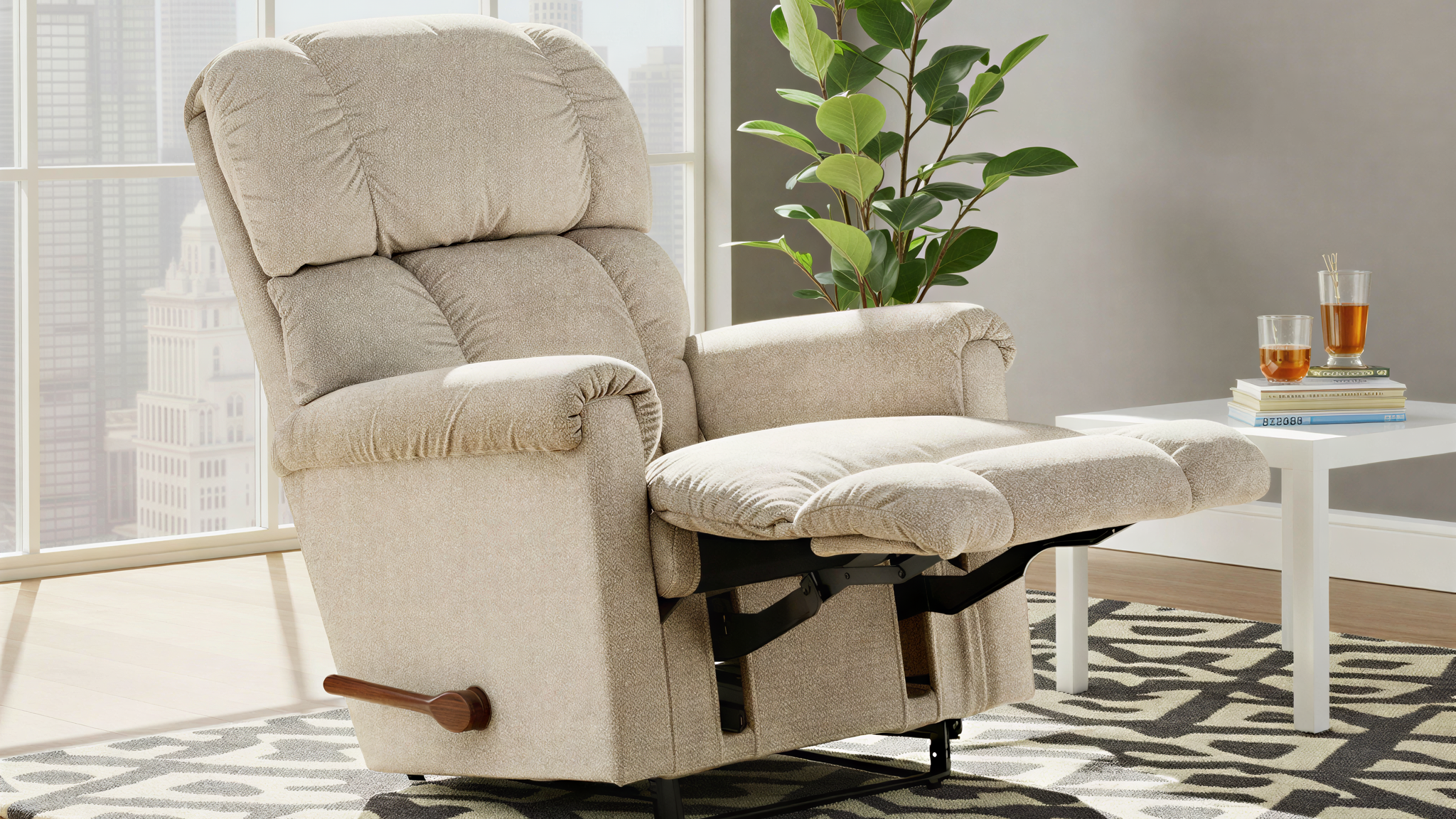 La-Z-Boy Beige Pinnacle Wall Recliner 5121610