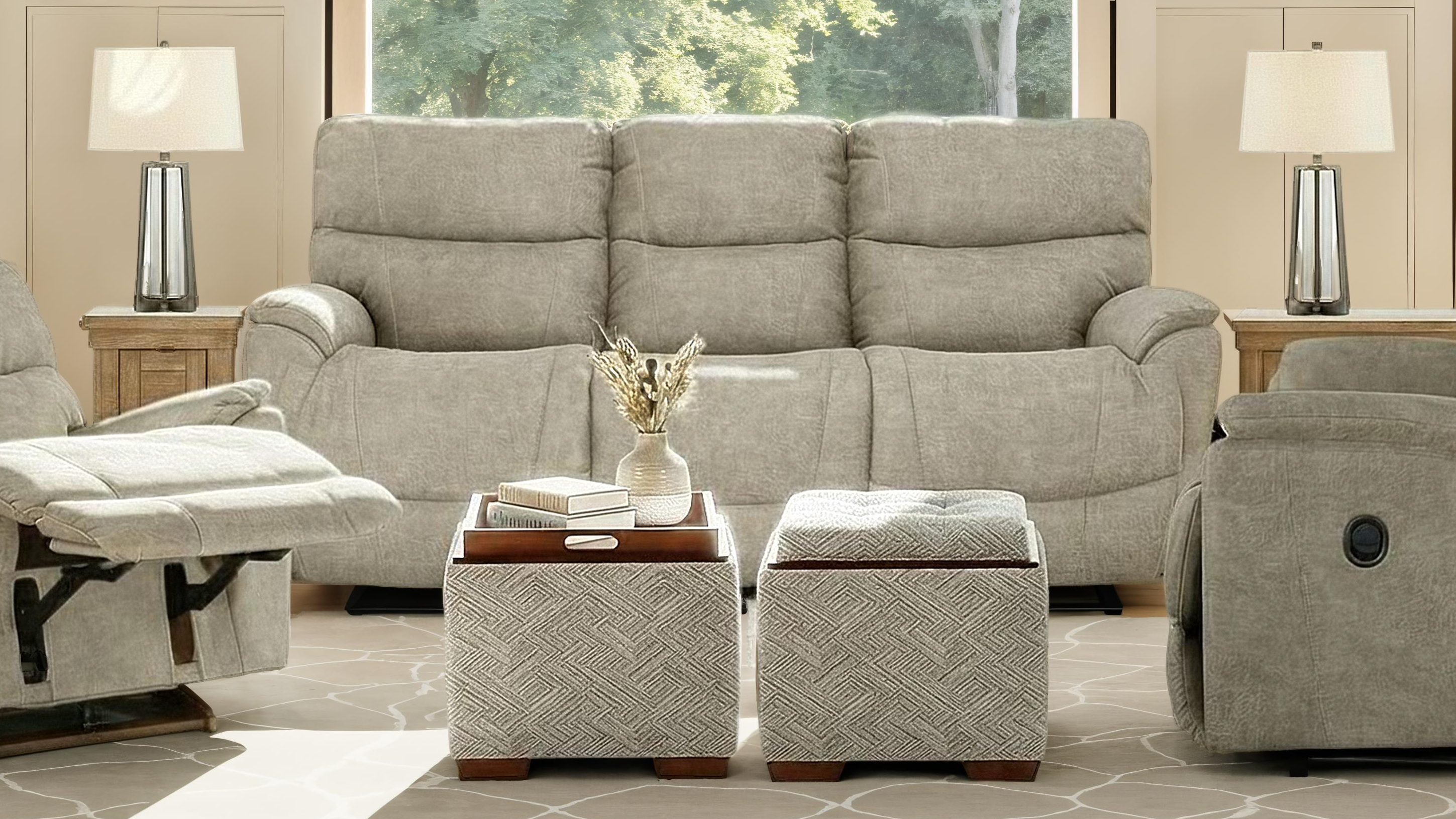 La-Z-Boy Sable Whiskey Trouper Reclining Sofa 7244442