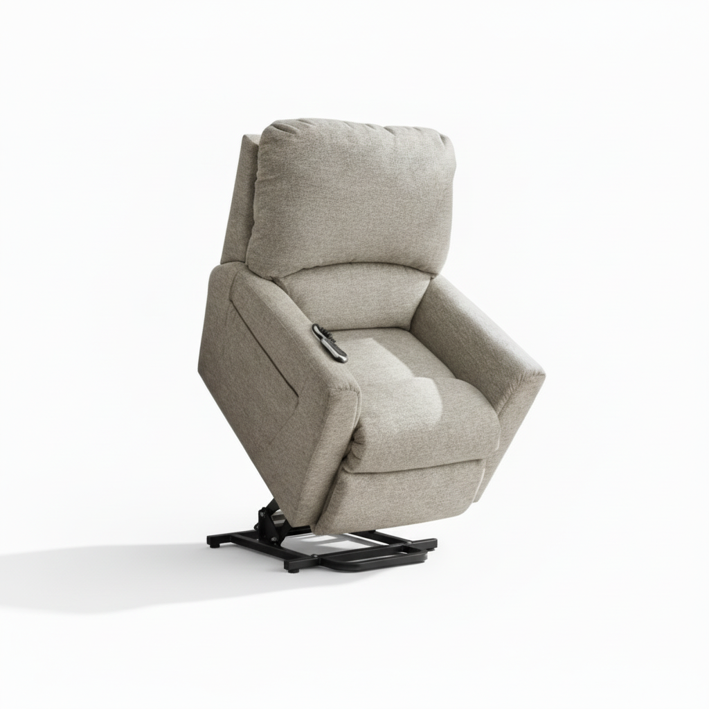 La-Z-Boy Gray Jean Power Lift Recliner 7933456