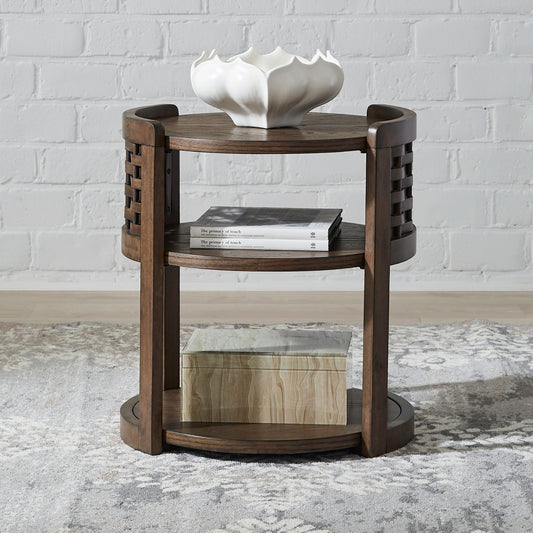 Warren Park Round Chairside Table - alternate view