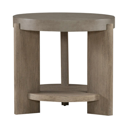Abner Round End Table