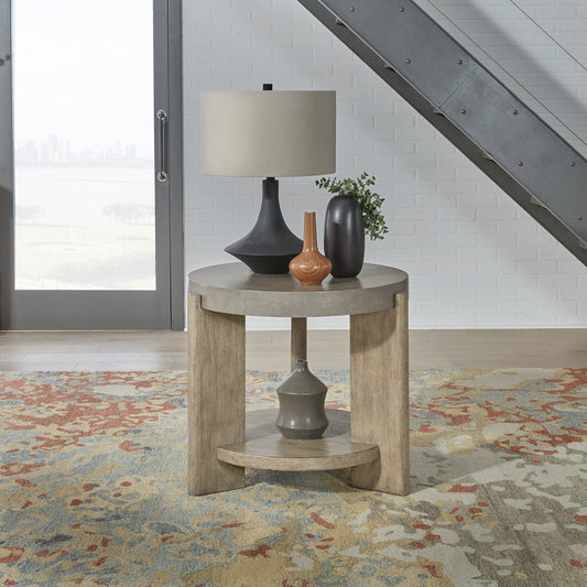 Abner Round End Table - alternate view