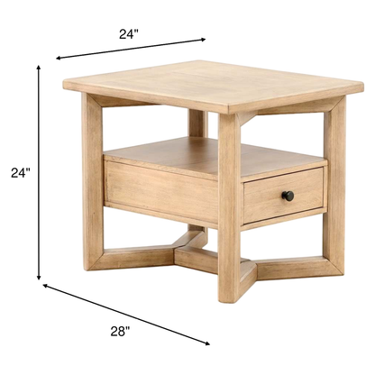 Halo Rectangular End Table