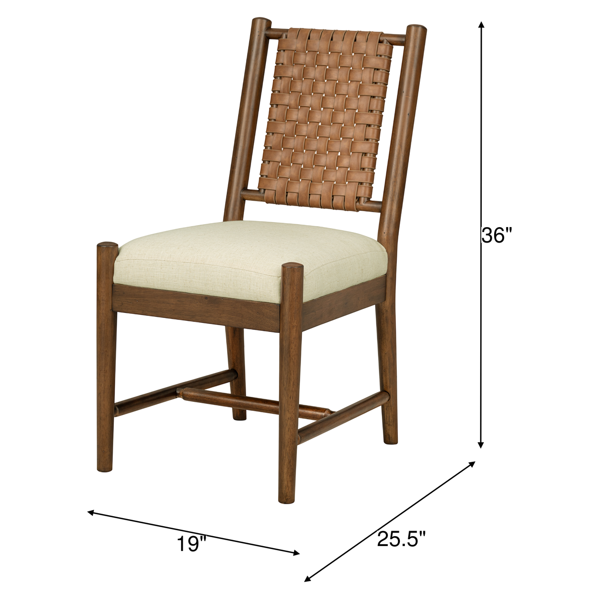 Lakehouse Woven Back Side Chair