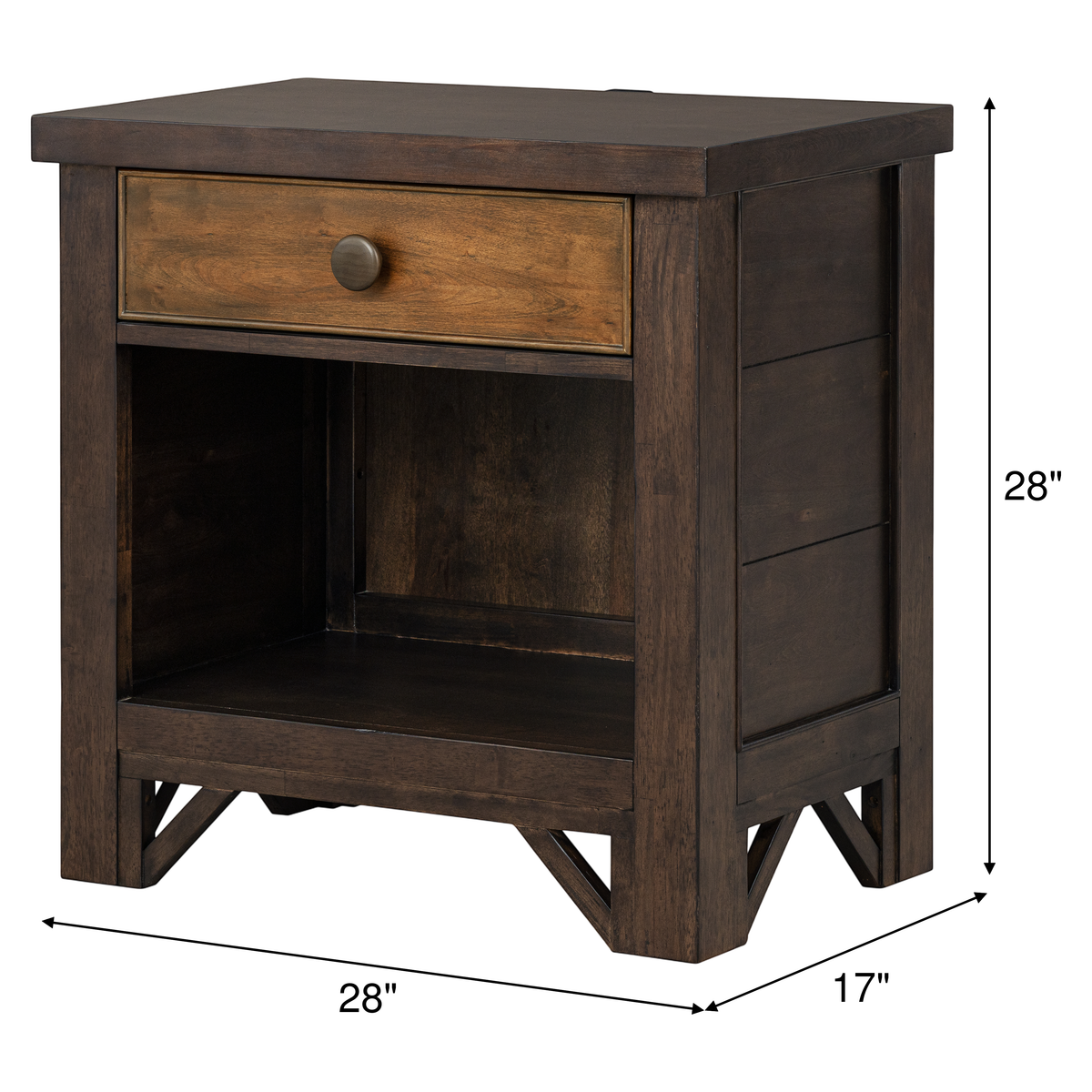 Lakehouse Open Nightstand