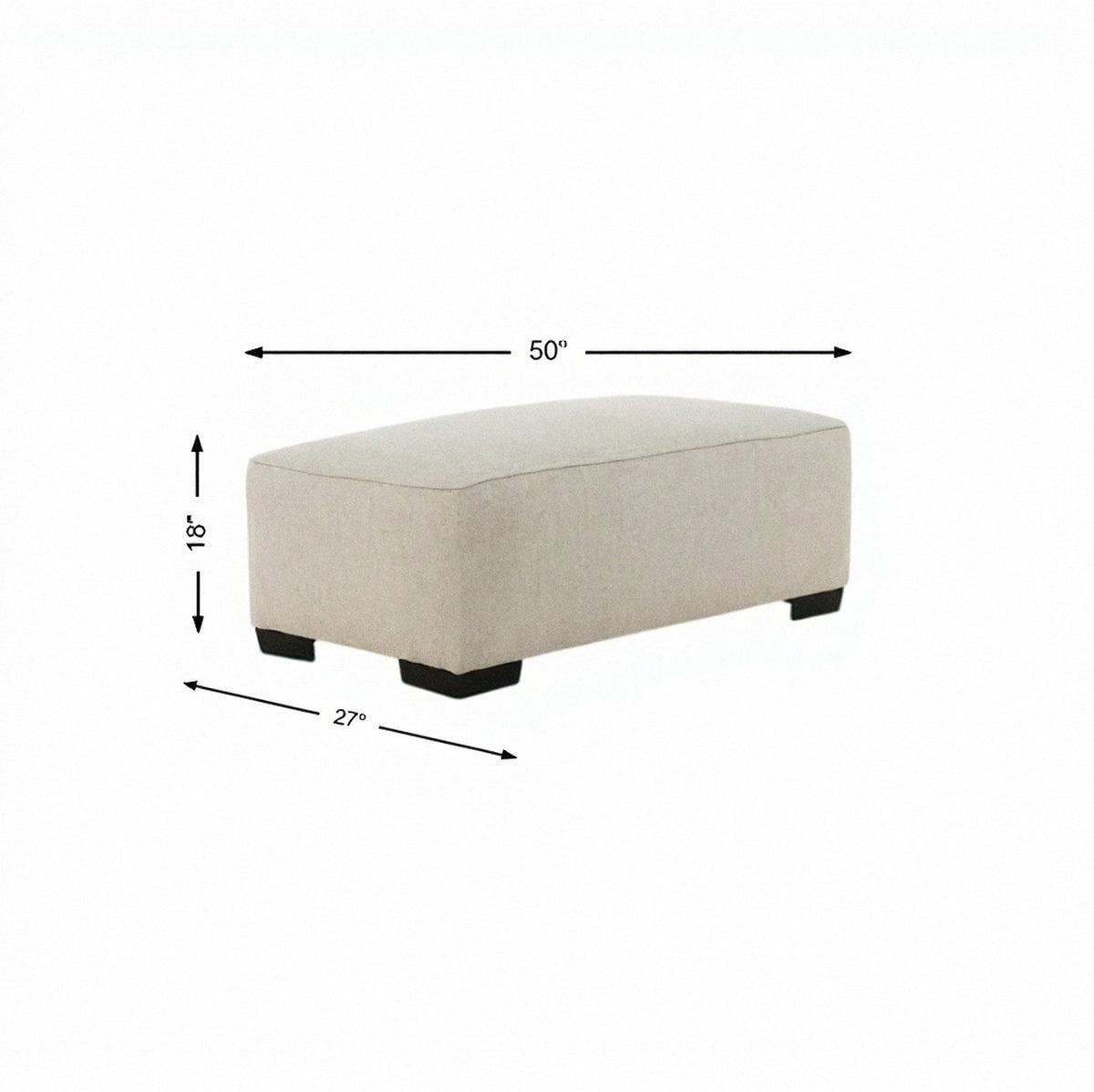 Charleston XL Ottoman