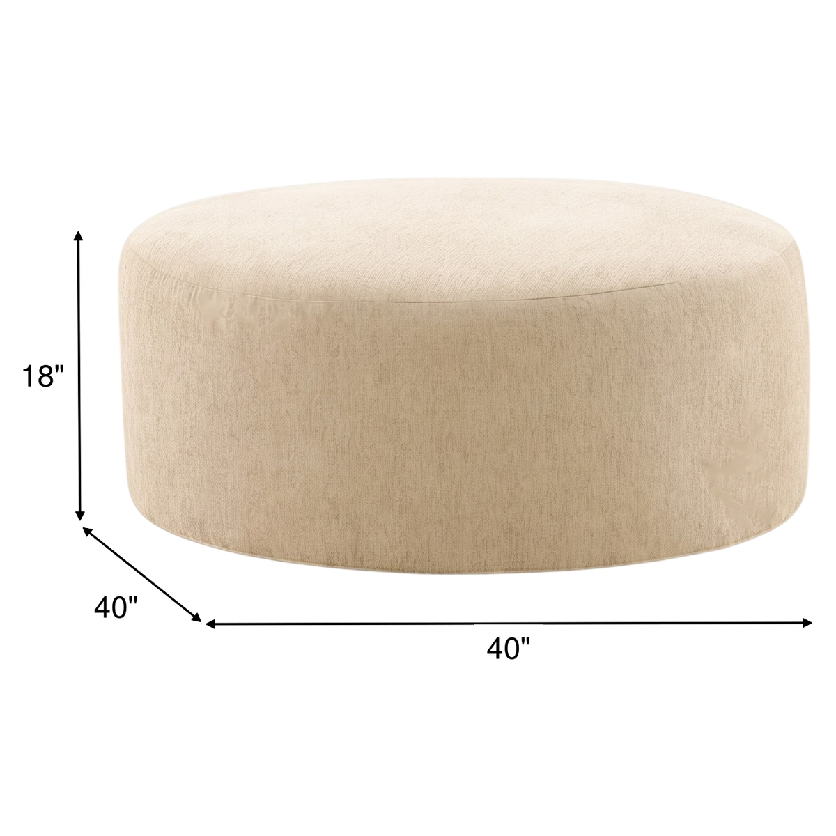 Asher Accent Ottoman