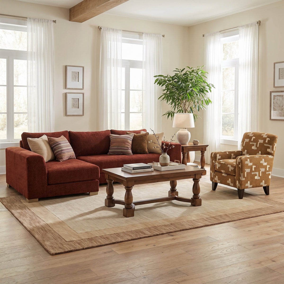 Asher Accent Ottoman