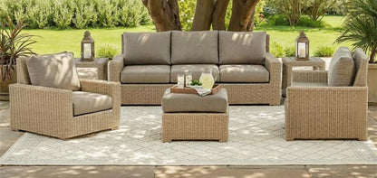 Sydney Outdoor Patio Ottoman w/cushion