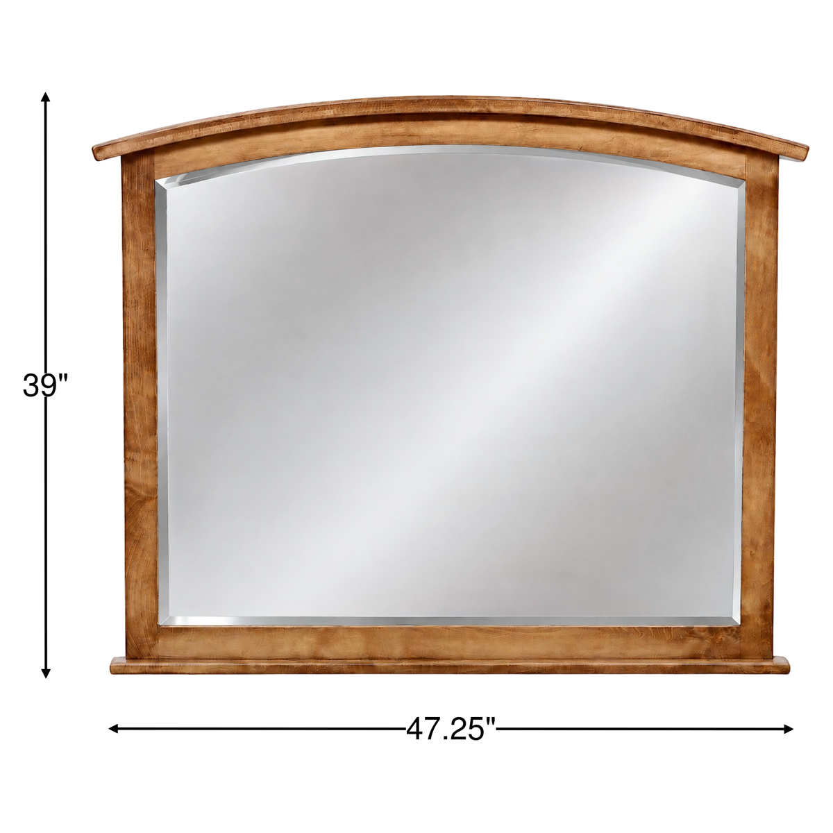 Riviera Arch Beveled Bedroom Mirror