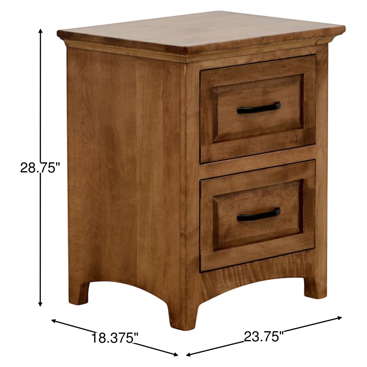 Riviera 2 Drawer Nightstand