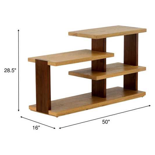 Pale Oak Sofa Table - alternate view