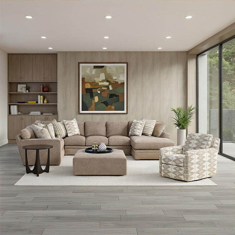 Orin 3-Piece Sectional w Right Arm-Facing Chaise