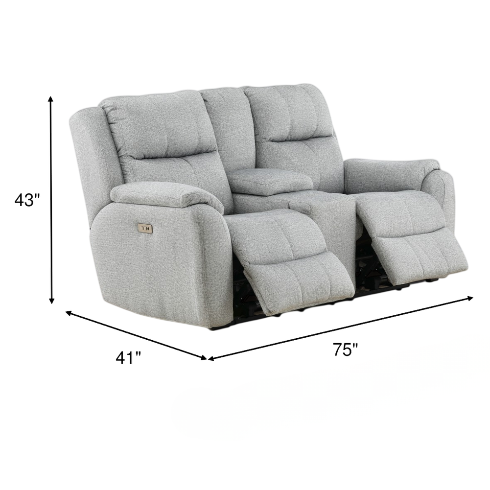 Waylon Power Reclining Console Loveseat