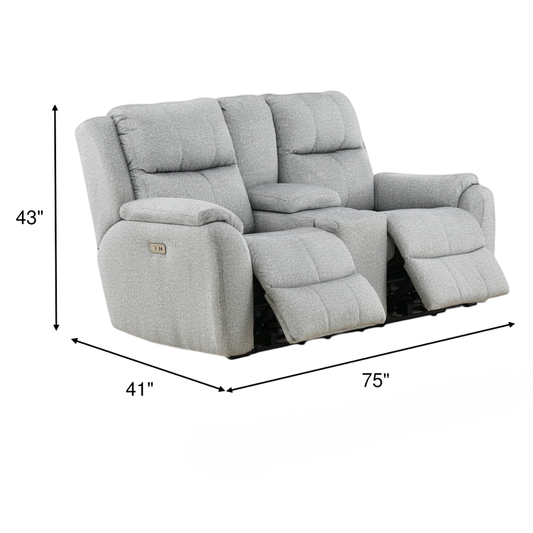 Waylon Power Reclining Console Loveseat - alternate view