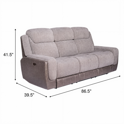 Xander Power Reclining Sofa with Drop-Down Table